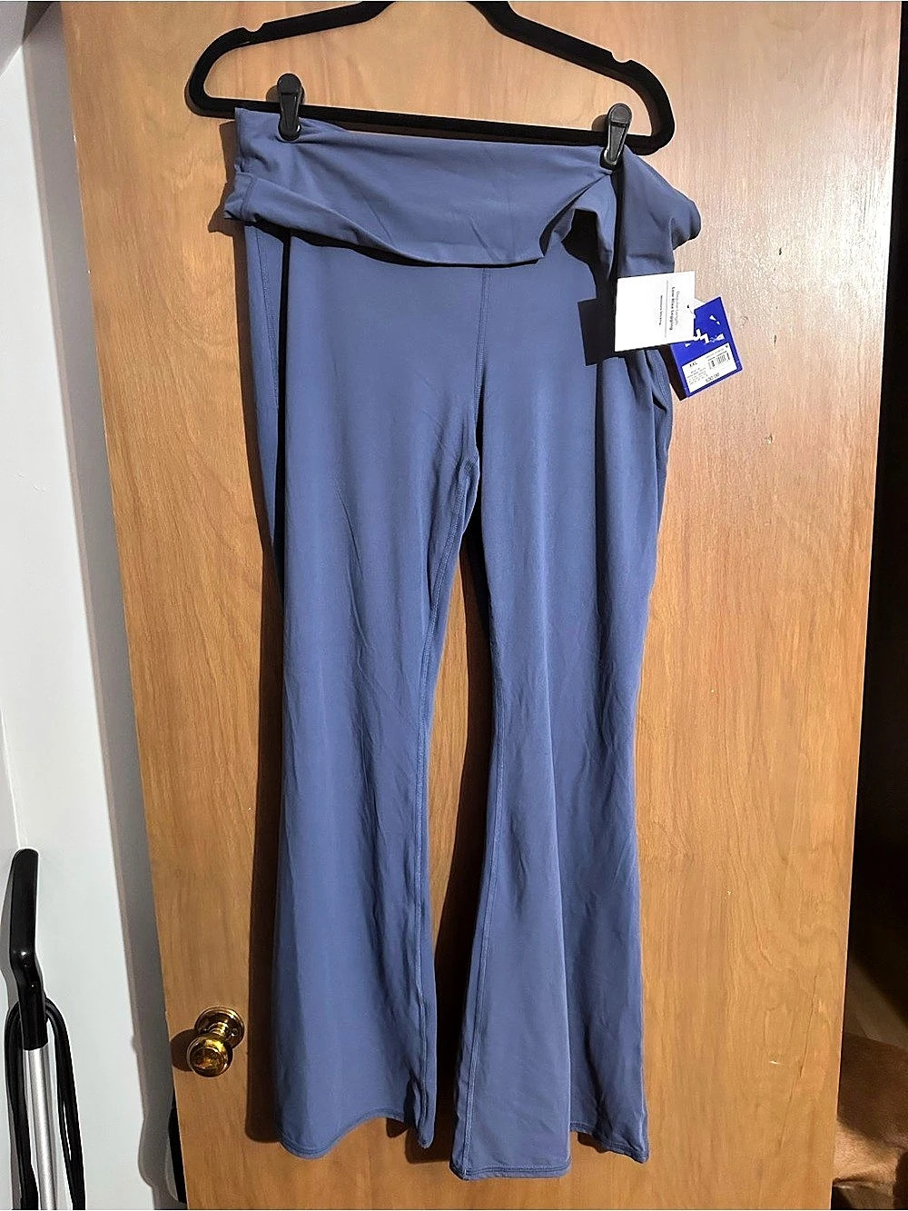 JoyLab Vintage Indigo 763311 Low-Rise Flare Leggings Blue XXL NWT